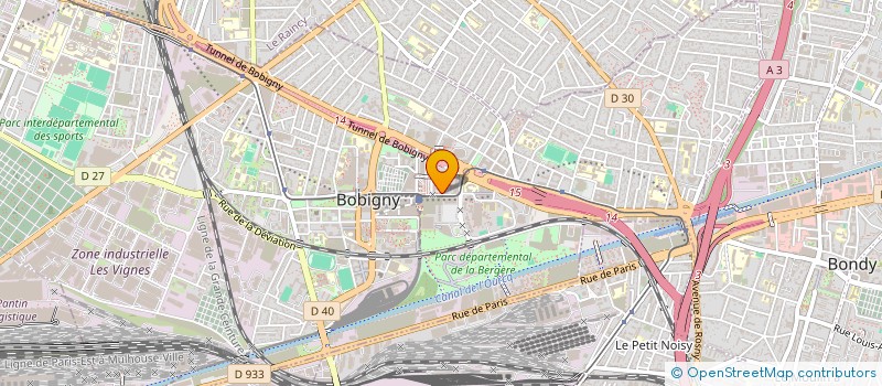 localisation de l'entreprise MONSIEUR MOHAMED-AMER BOUZEZA à BOBIGNY