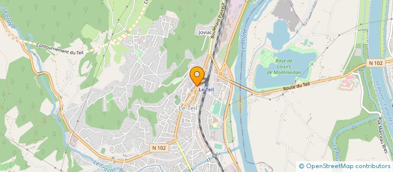 localisation de l'entreprise MONSIEUR MOHAMED AMEUR  LE TEIL