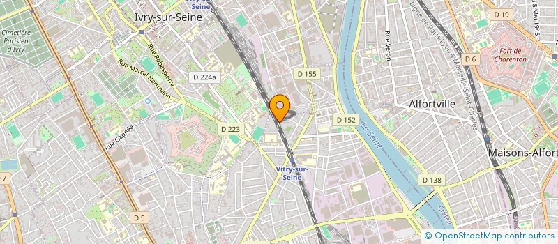 localisation de l'entreprise MONSIEUR MOHAMED AMEUR  VITRY-SUR-SEINE