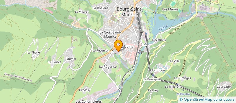 localisation de l'entreprise MONSIEUR MOHAMED AMEZIAN  BOURG-SAINT-MAURICE