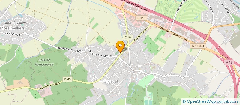 localisation de l'entreprise MONSIEUR MOHAMED AMEZYANE à ORGEVAL