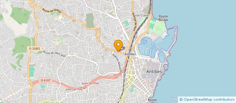 localisation de l'entreprise MONSIEUR MOHAMED AMIMI  ANTIBES