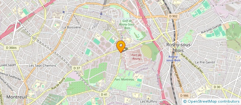 localisation de l'entreprise MONSIEUR MOHAMED AMIN LAKTI à MONTREUIL