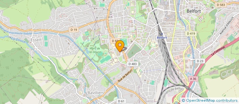 localisation de l'entreprise MONSIEUR MOHAMED AMIN LARROUM  BAVILLIERS