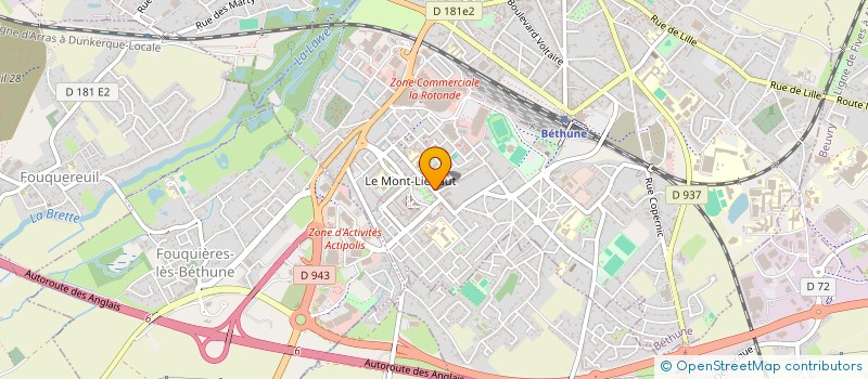 localisation de l'entreprise MONSIEUR MOHAMED AMIN NASERI  BETHUNE