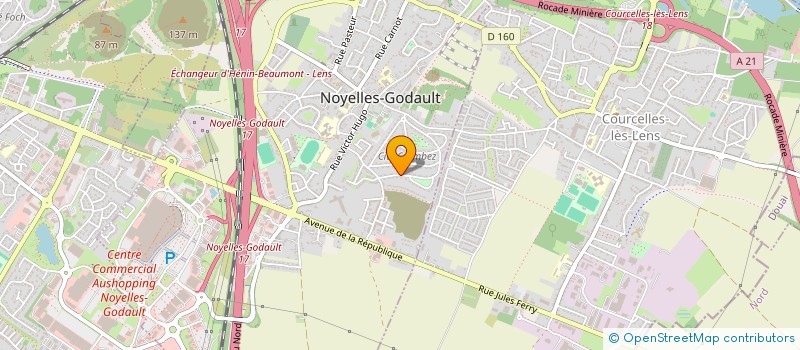 localisation de l'entreprise MONSIEUR MOHAMED-AMIN ZINBI  NOYELLES-GODAULT