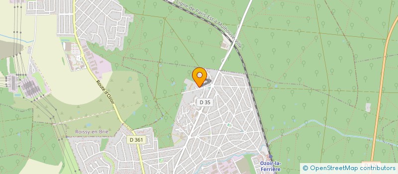 localisation de l'entreprise MONSIEUR MOHAMED-AMINE ALOUI  OZOIR-LA-FERRIERE