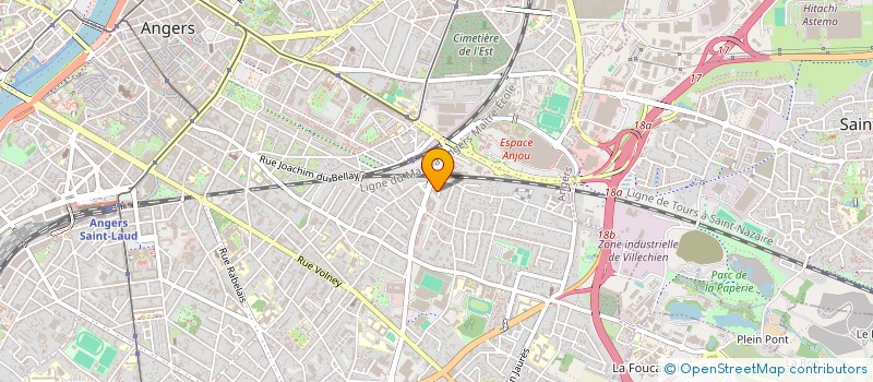 localisation de l'entreprise MONSIEUR MOHAMED-AMINE AYEB à ANGERS