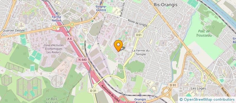 localisation de l'entreprise MONSIEUR MOHAMED-AMINE BAKHADA  RIS ORANGIS