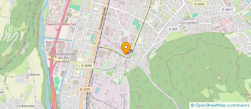 localisation de l'entreprise MONSIEUR MOHAMED-AMINE BEN HADJ SALEM  LE PONT-DE-CLAIX