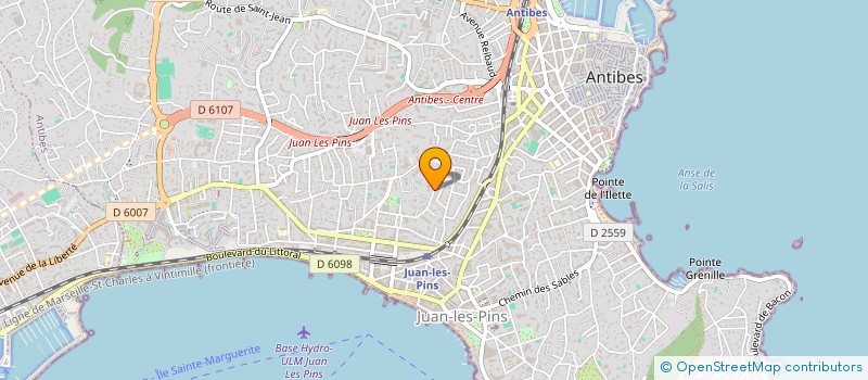 localisation de l'entreprise MONSIEUR MOHAMED-AMINE BEN JAMAA à ANTIBES