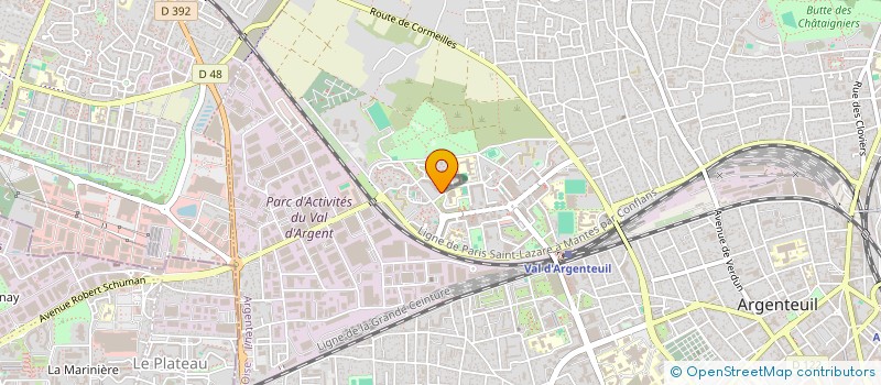 localisation de l'entreprise MONSIEUR MOHAMED AMINE BEN MORRI  ARGENTEUIL