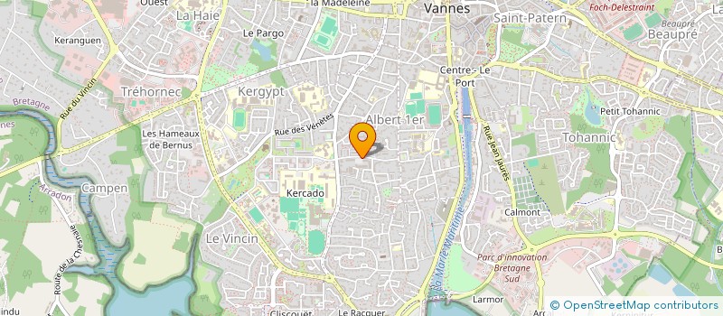 localisation de l'entreprise MONSIEUR MOHAMED AMINE BENAMARA à VANNES