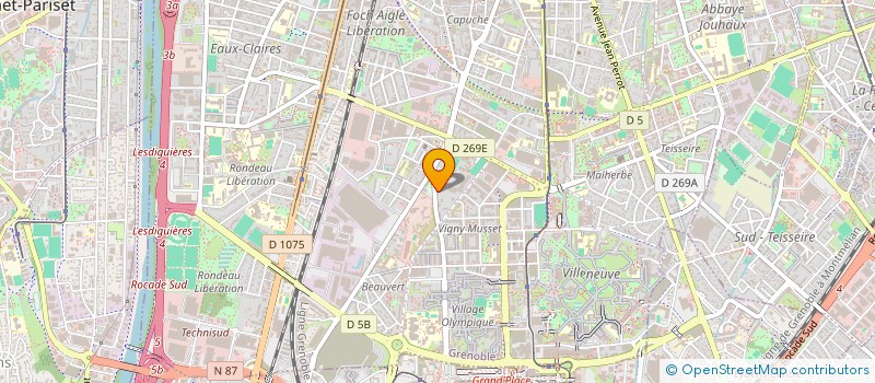 localisation de l'entreprise MONSIEUR MOHAMED-AMINE BENKHEIRA  GRENOBLE