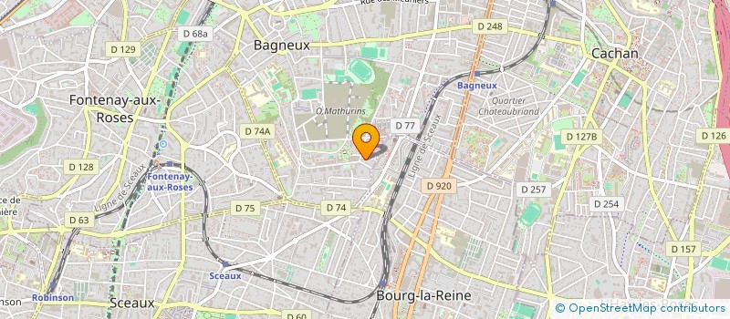 localisation de l'entreprise MONSIEUR MOHAMED AMINE BOCHKATI  BAGNEUX