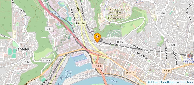 localisation de l'entreprise MONSIEUR MOHAMED AMINE BOUDABOUS  ROUEN