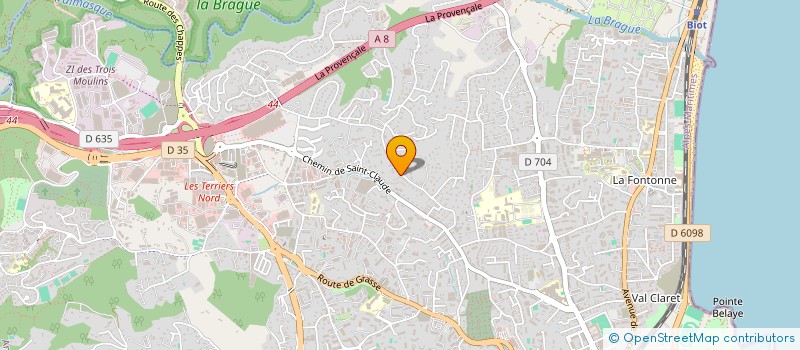 localisation de l'entreprise MONSIEUR MOHAMED-AMINE BOUKADIDA à ANTIBES