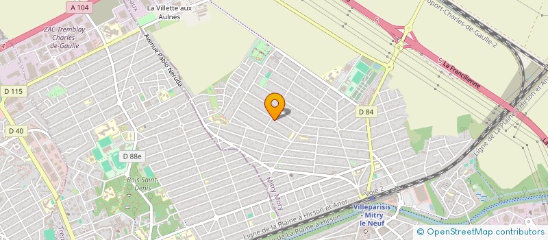 localisation de l'entreprise MONSIEUR MOHAMED AMINE BOURGUIBA  MITRY-MORY