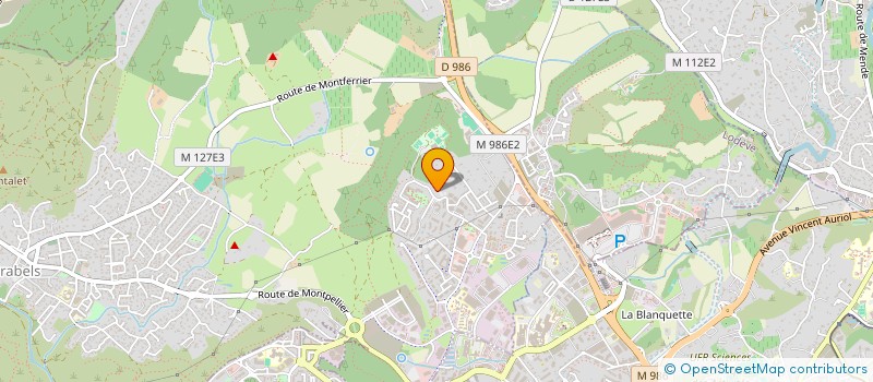 localisation de l'entreprise MONSIEUR MOHAMED AMINE BRIK  GRABELS