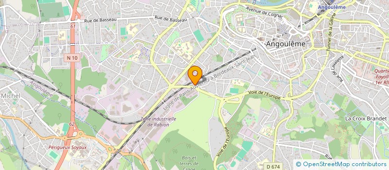 localisation de l'entreprise MONSIEUR MOHAMED-AMINE CHAOUCH à ANGOULEME