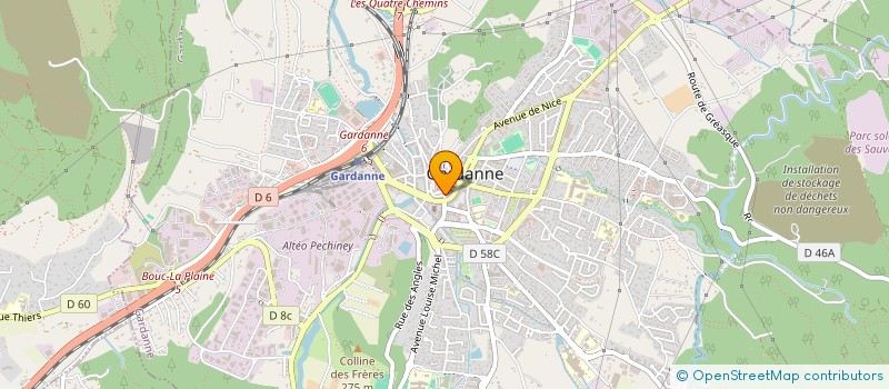 localisation de l'entreprise MONSIEUR MOHAMED-AMINE CHIKH à GARDANNE