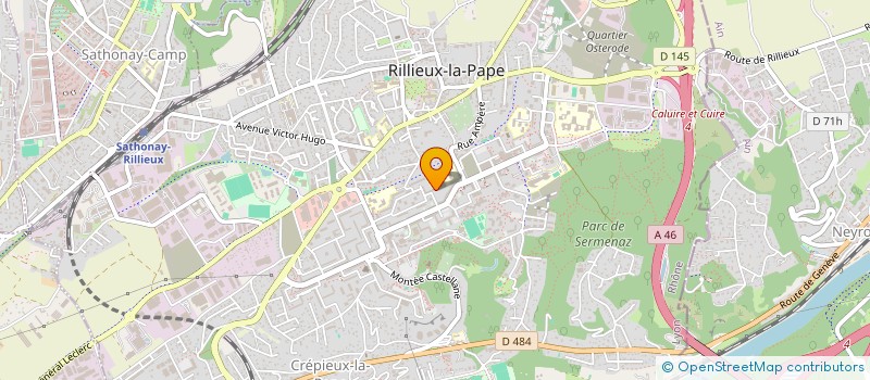 localisation de l'entreprise MONSIEUR MOHAMED-AMINE DIAR  RILLIEUX-LA-PAPE