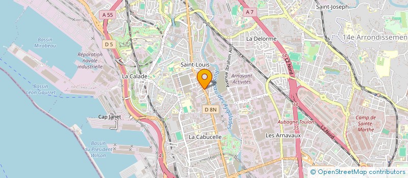 localisation de l'entreprise MONSIEUR MOHAMED AMINE FADIL à MARSEILLE