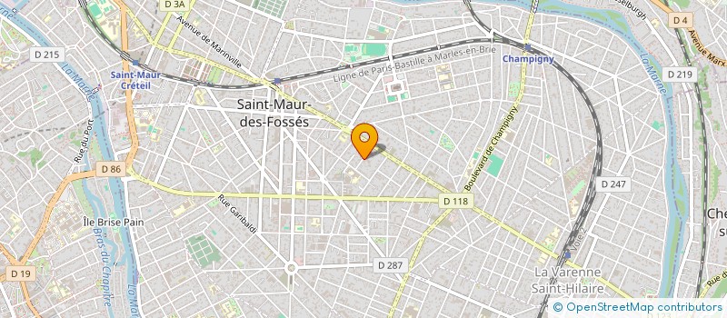 localisation de l'entreprise MONSIEUR MOHAMED AMINE FAIQ à SAINT-MAUR-DES-FOSSES