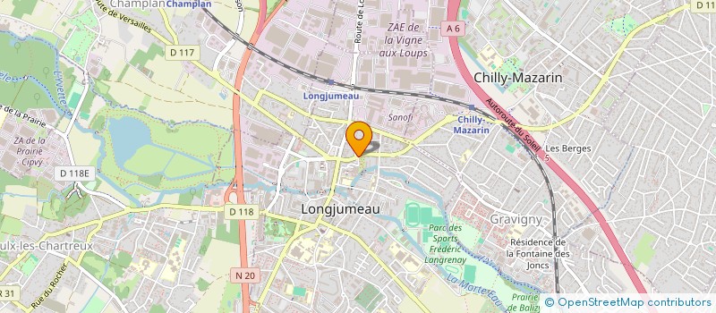 localisation de l'entreprise MONSIEUR MOHAMED AMINE FRIDI à LONGJUMEAU