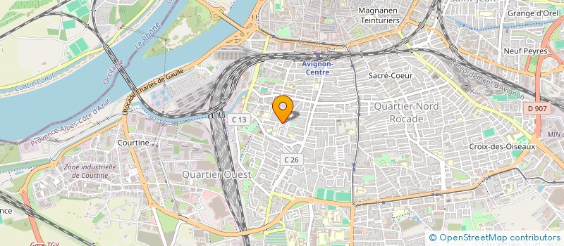 localisation de l'entreprise MONSIEUR MOHAMED-AMINE GUESSI  AVIGNON