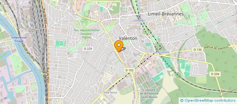 localisation de l'entreprise MONSIEUR MOHAMED-AMINE HADFI à VALENTON