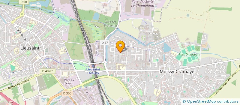 localisation de l'entreprise MONSIEUR MOHAMED-AMINE HARIRI  MOISSY-CRAMAYEL