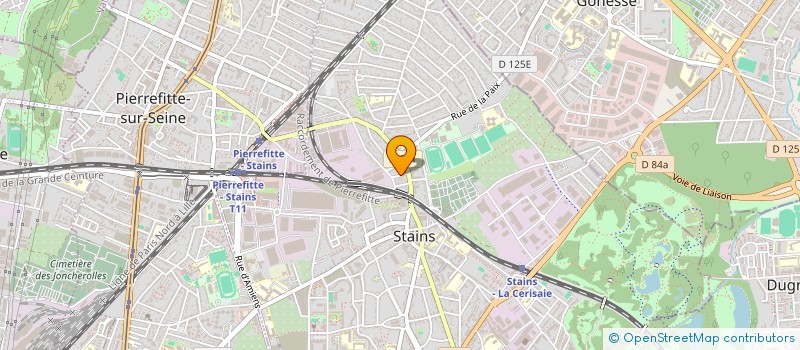 localisation de l'entreprise MONSIEUR MOHAMED-AMINE HEBARA à STAINS