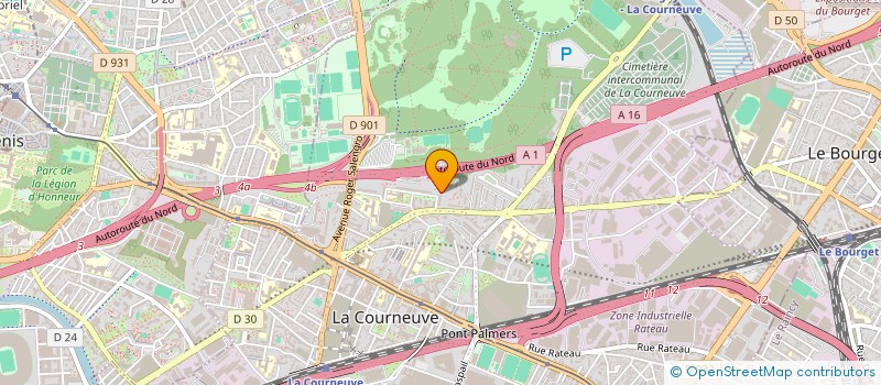 localisation de l'entreprise MONSIEUR MOHAMED AMINE IBRIR à LA COURNEUVE