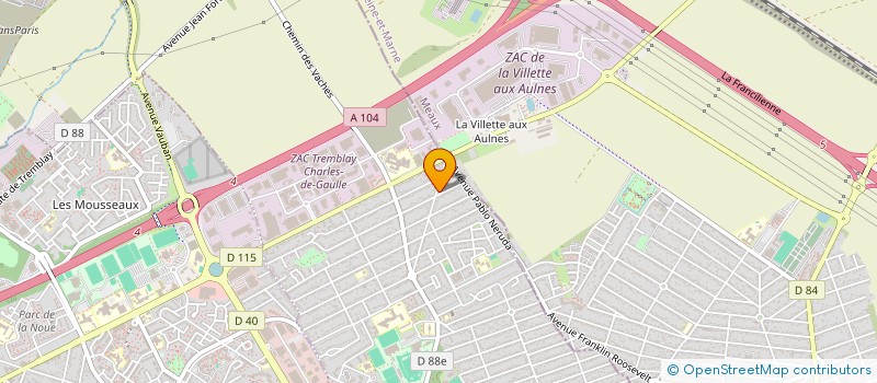 localisation de l'entreprise MONSIEUR MOHAMED AMINE KADA à TREMBLAY-EN-FRANCE