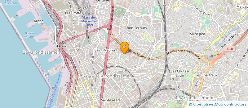 localisation de l'entreprise MONSIEUR MOHAMED-AMINE KARA à MARSEILLE