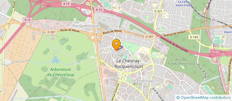 localisation de l'entreprise MONSIEUR MOHAMED AMINE KIBOUB  LE CHESNAY-ROCQUENCOURT