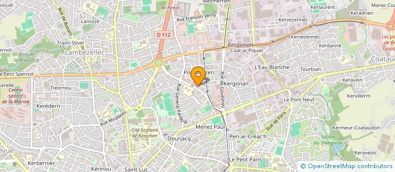 localisation de l'entreprise MONSIEUR MOHAMED-AMINE KRIBA à BREST