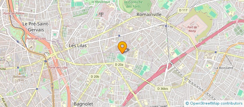 localisation de l'entreprise MONSIEUR MOHAMED-AMINE LARBI CHERIF à BAGNOLET