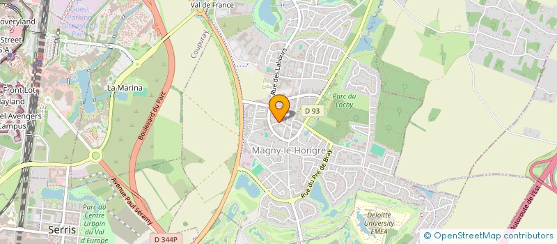 localisation de l'entreprise MONSIEUR MOHAMED-AMINE MEHDI  MAGNY-LE-HONGRE