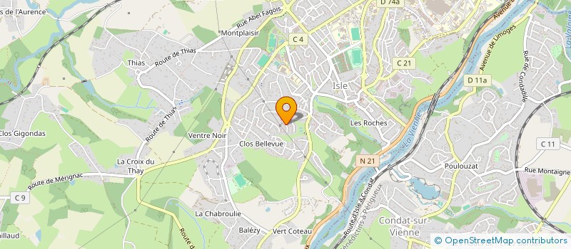 localisation de l'entreprise MONSIEUR MOHAMED-AMINE MOUZAOUI à ISLE