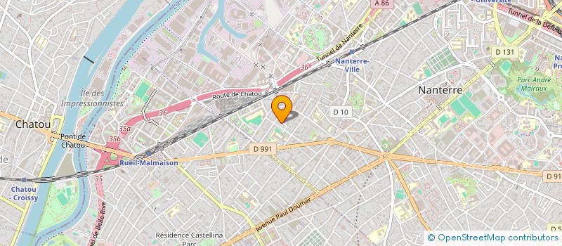 localisation de l'entreprise MONSIEUR MOHAMED-AMINE NABI  NANTERRE