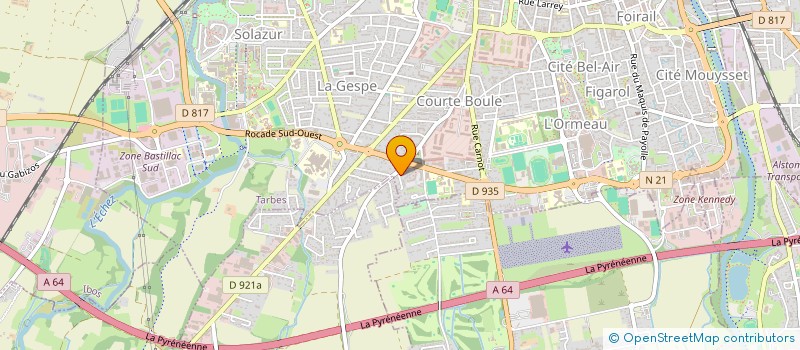 localisation de l'entreprise MONSIEUR MOHAMED AMINE NASRI à TARBES
