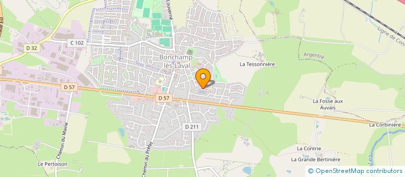 localisation de l'entreprise MONSIEUR MOHAMED AMINE NASRI  BONCHAMP-LES-LAVAL