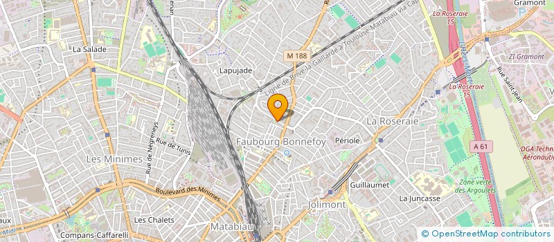 localisation de l'entreprise MONSIEUR MOHAMED AMINE TEBAI  TOULOUSE