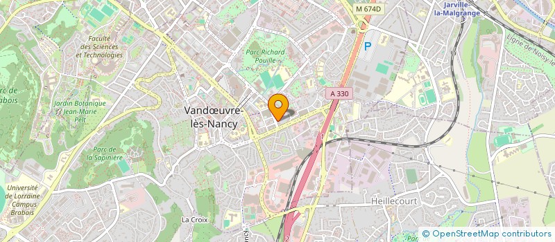 localisation de l'entreprise MONSIEUR MOHAMED AMINE ZENANRA  VANDUVRE-LES-NANCY