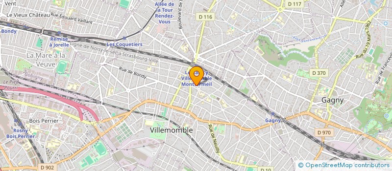 localisation de l'entreprise MONSIEUR MOHAMED AMIRAT  VILLEMOMBLE