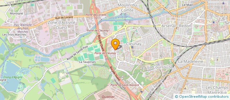 localisation de l'entreprise MONSIEUR MOHAMED AMLIL  RENNES