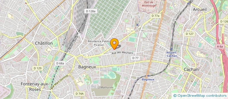 localisation de l'entreprise MONSIEUR MOHAMED AMMARI à BAGNEUX