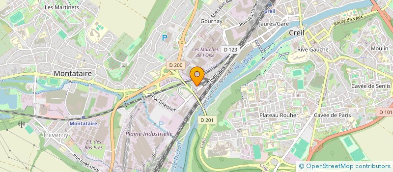 localisation de l'entreprise MONSIEUR MOHAMED AMMARI  CREIL